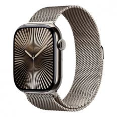 Apple Watch Series 10 42 мм, Titanium Case GPS+Cellular, Milanese Loop, Natural (натуральный)