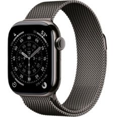 Apple Watch Series 11, 46 mm, Slate Titanium GPS+Cellular, Slate Milanese Loop M/L
