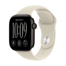 Apple Watch Series 12, 42 mm, Black Aluminum Sand Sport Band M/L
