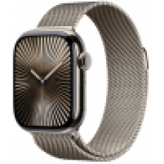  Умные часы Apple Watch Series 10 42 мм, Titanium Case Cellular, Milanese Loop, Natural