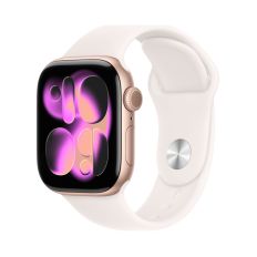 Apple Watch Series 11 42mm, Rose Gold Aluminum Case with Sport Light Blush